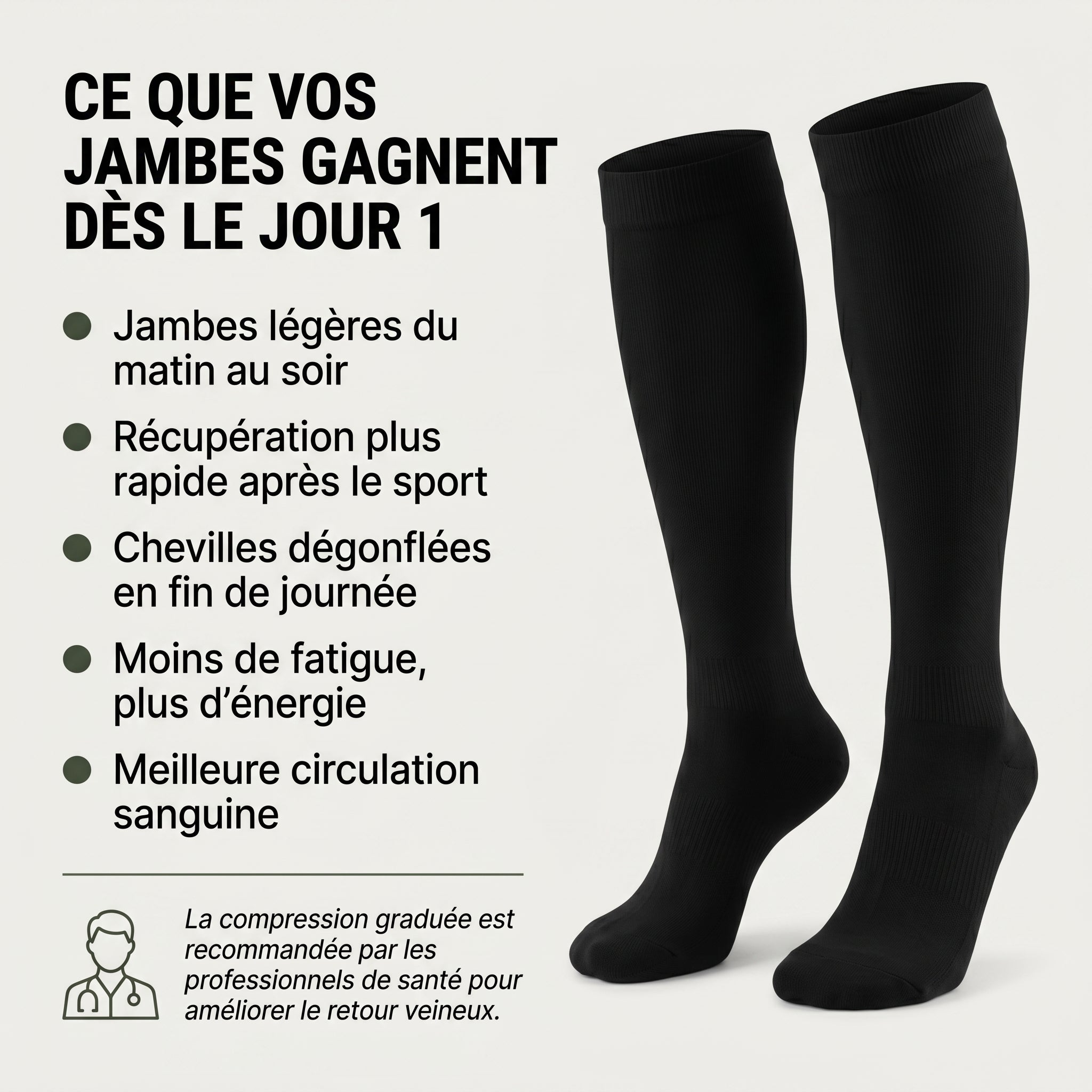 Chaussettes compression BAZE