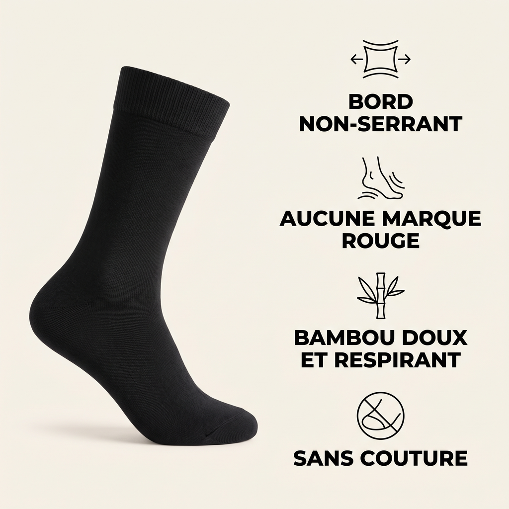 Chaussettes sans élastique baze