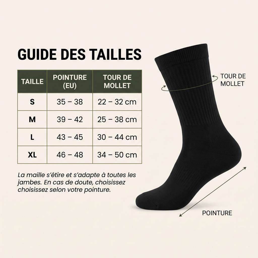 Chaussettes sans élastique baze