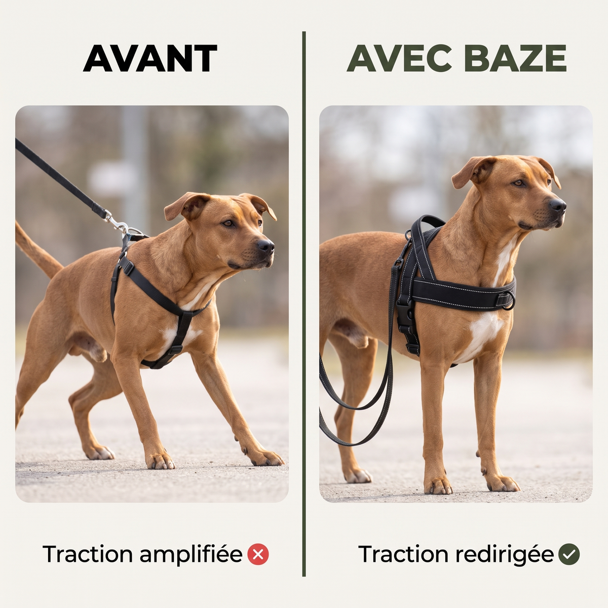Harnais anti-traction BAZE
