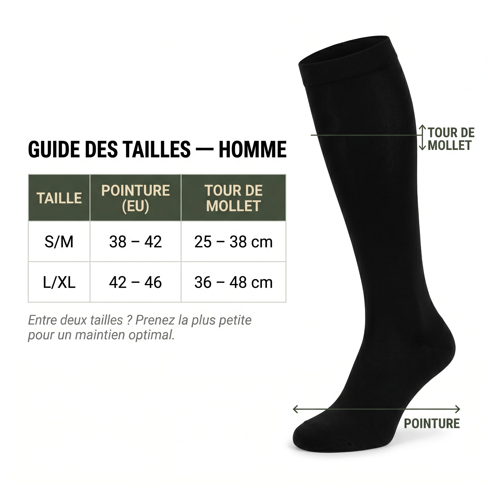 Chaussettes compression BAZE